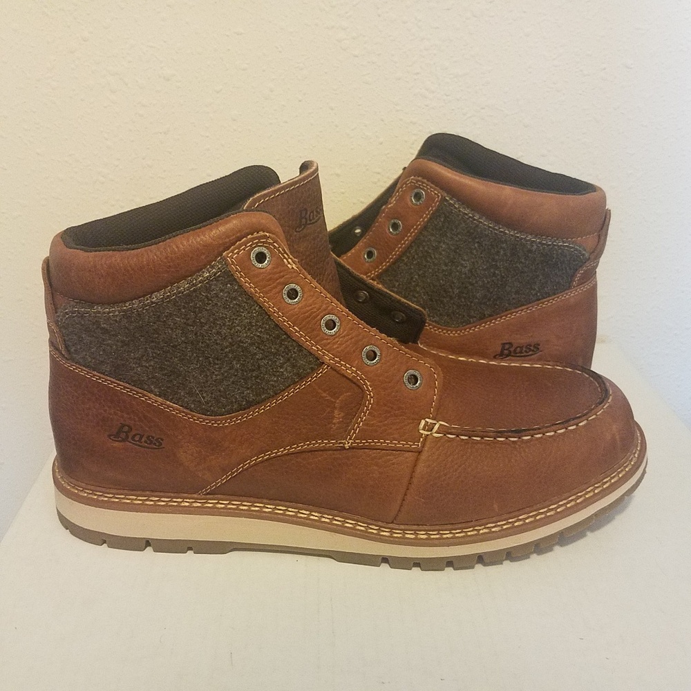 Bass Malcolm Mens Size 13 Leather Boots